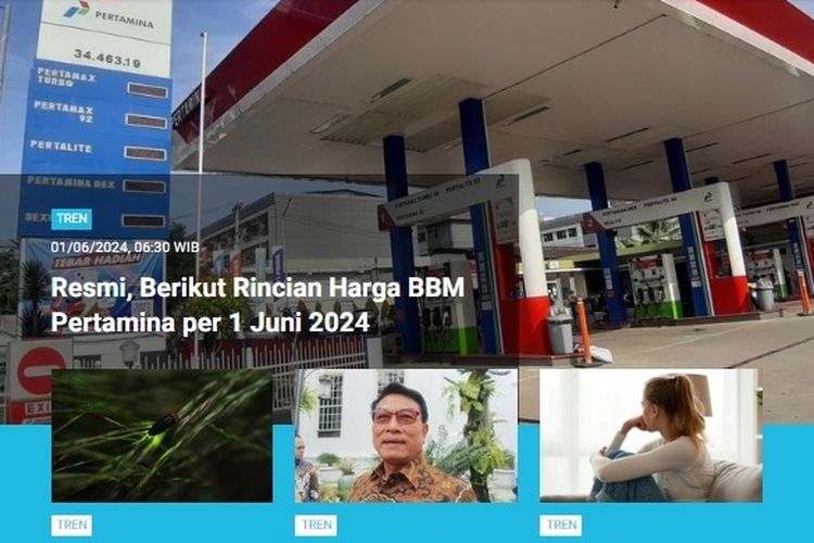 Tren Populer Sabtu (1/6/2024) sampai Minggu (2/6/2024)